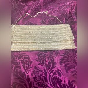 Saks Fifth Avenue beaded clutch